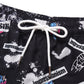 Men's beach pants loose casual cartoon printed shorts