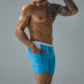 Men's Summer Drawstring Swim Trunks with Pocket