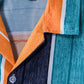 Cotton And Linen Printed Pocket Button-down Shirt