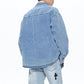 Men's Casual Button Up Denim Shirts with Pocket