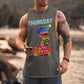 Thursday Alphabet Graphic Print Men's Tank Top