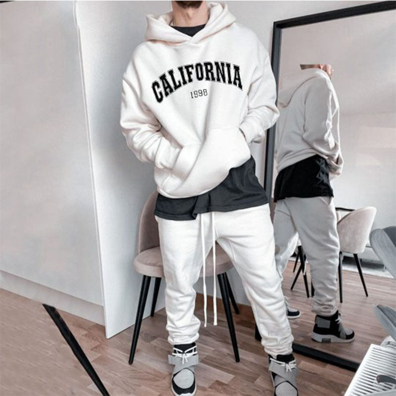 Clearance-California 1998 Men's Fleece Hoodie 320g-XL