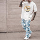 Eagle Graphic Print Casual Men's T-Shirt