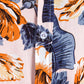 Cotton And Linen Printed Pocket Button-down Shirt
