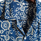 Cotton And Linen Printed Pocket Button-down Shirt