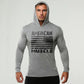Sports Fitness Graphic Print Casual Men's Long Sleeve T-Shirt