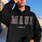 MAUI Hawaii Men's Casual Loose Fit Hoodie