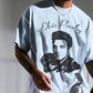 Elvis Vintage Print Crew Neck Casual Men's T-Shirt