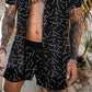 Beach Personality Fashion Trend Print Leisure Vacation Suit