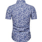 Men's lapel Print Two-piece Suit