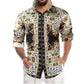 Men's Luxury Vintage Button Down Long Sleeve Shirts