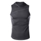 Hooded sleeveless sports fitness vest