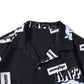 Men's Short Sleeve Shirt Men's couple loose summer hip hop  Hawaiian style shirt