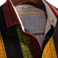 Cotton And Linen Printed Pocket Button-down Shirt