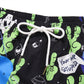 Men's beach pants loose casual cartoon printed shorts