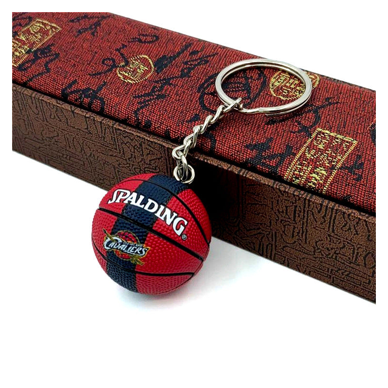 Ornament Handicraft Basketball Keychain