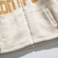 Men's Streetwear Zipper Up Hoode Sherpa Jackets
