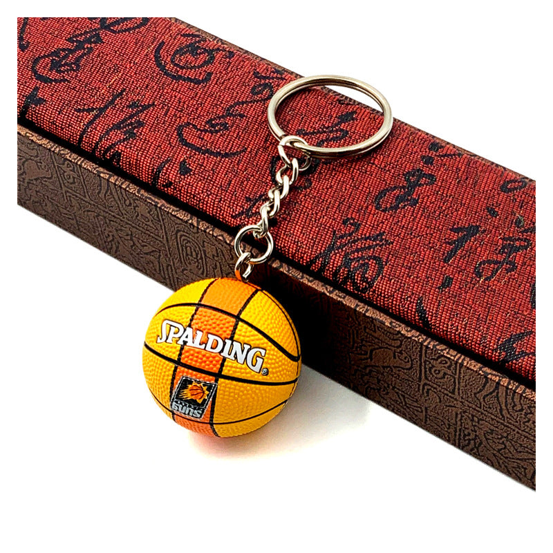 Ornament Handicraft Basketball Keychain