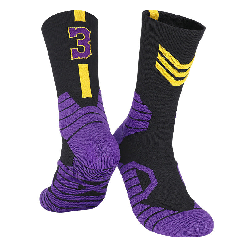 Men's Basketball Sports Crew Socks