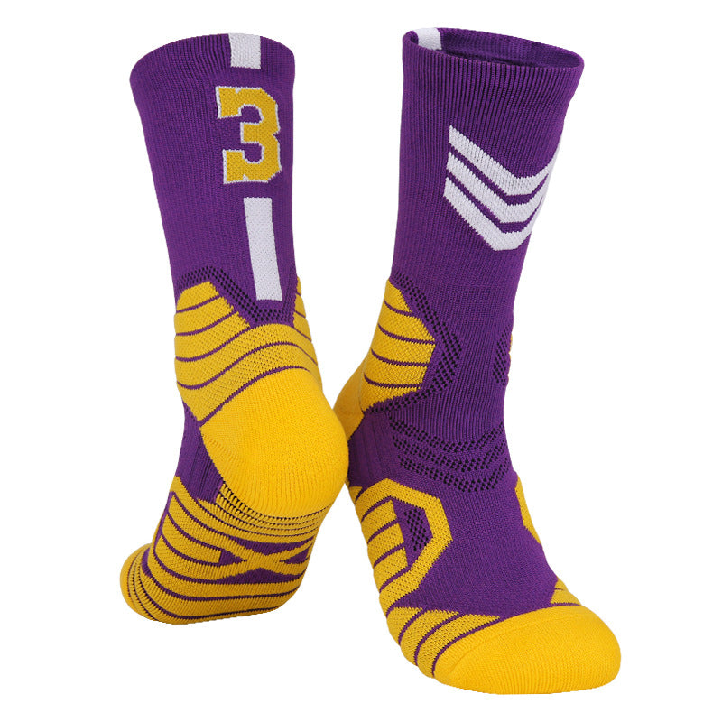 Men's Basketball Sports Crew Socks