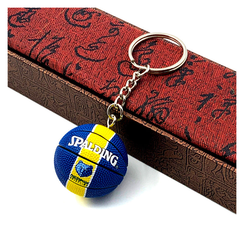 Ornament Handicraft Basketball Keychain