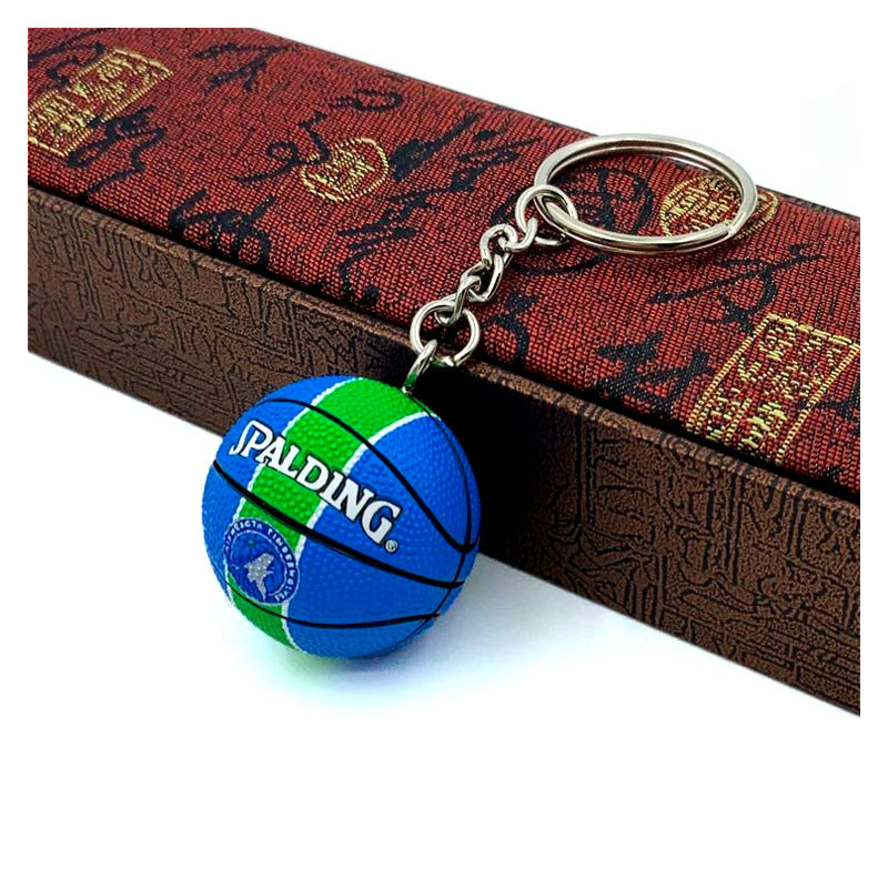 Ornament Handicraft Basketball Keychain