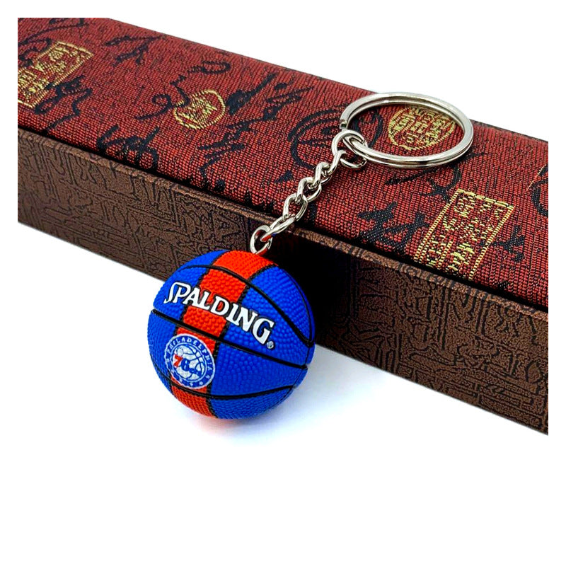 Ornament Handicraft Basketball Keychain