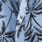 Cotton And Linen Printed Pocket Button-down Shirt