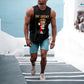 Saturday Alphabet Graphic Print Men's Tank Top