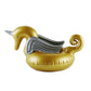 Golden Pegasus Cup Seat Swan Inflatable Water Coaster Floating Drink Cup Holder