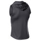 Hooded sleeveless sports fitness vest