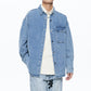 Men's Casual Button Up Denim Shirts with Pocket