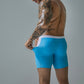 Men's Summer Drawstring Swim Trunks with Pocket