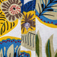 Cotton And Linen Printed Pocket Button-down Shirt