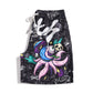 Men's beach pants loose casual cartoon printed shorts