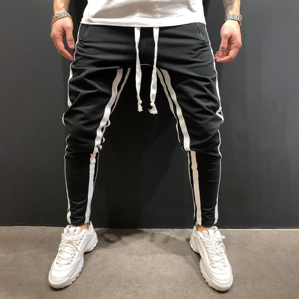 Fitness Panel Zip-up Athleisure Trousers