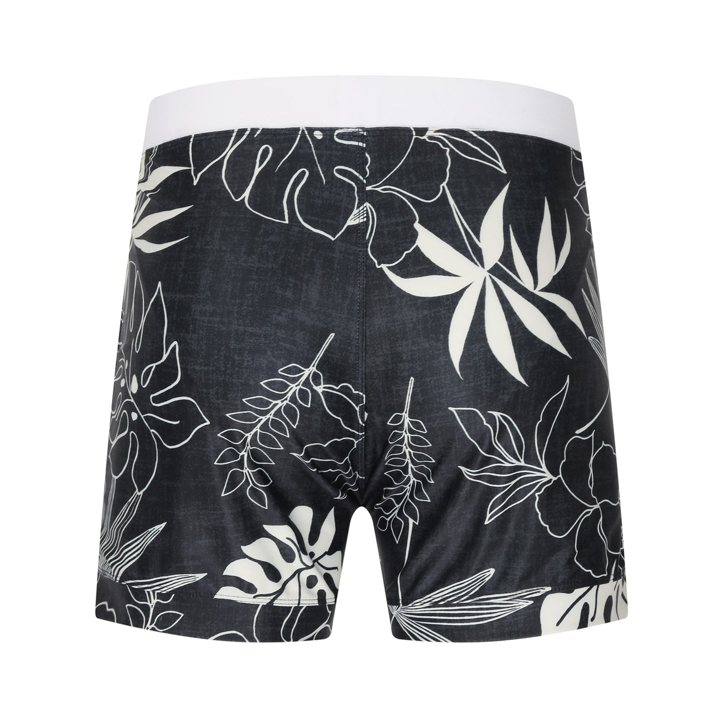 Men's Leaves printed Summer Swimming Shorts