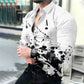 Casual Long-sleeved Printed Shirt