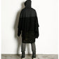 Plain Hooded Sweatshirt Men's Cape Jacket Cape