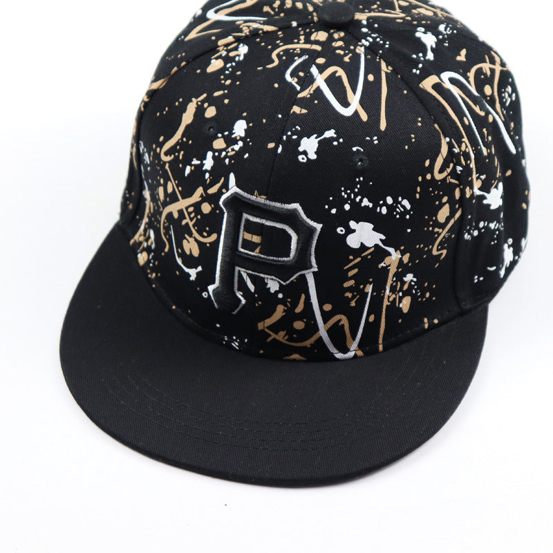 Hip Hop Alphabet Pattern Baseball Cap