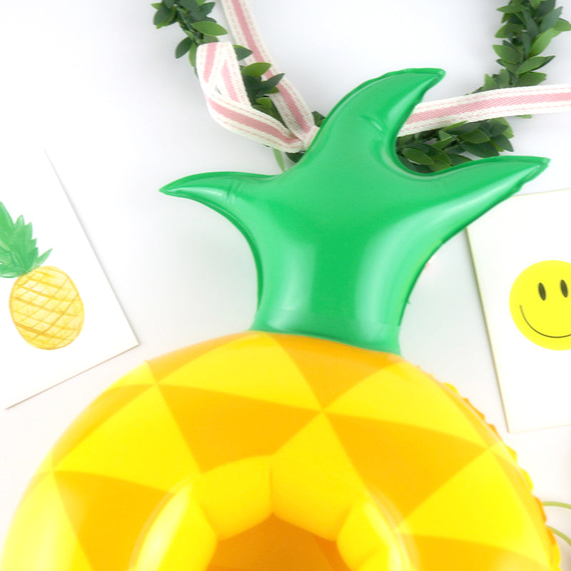 Pineapple Cup Holder Inflatable Water Coaster Floating Drink Cup Holder