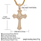 Hip Hop Cross Pendant Cubic Zirconia Personality Men's Hip Hop Necklace