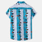 Casual Vacation Print Two-piece Suit