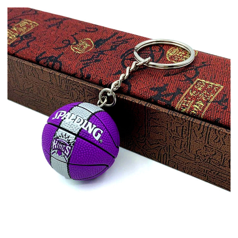 Ornament Handicraft Basketball Keychain