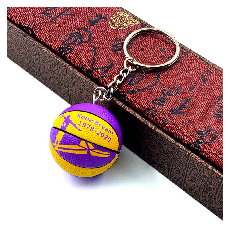 Ornament Handicraft Basketball Keychain