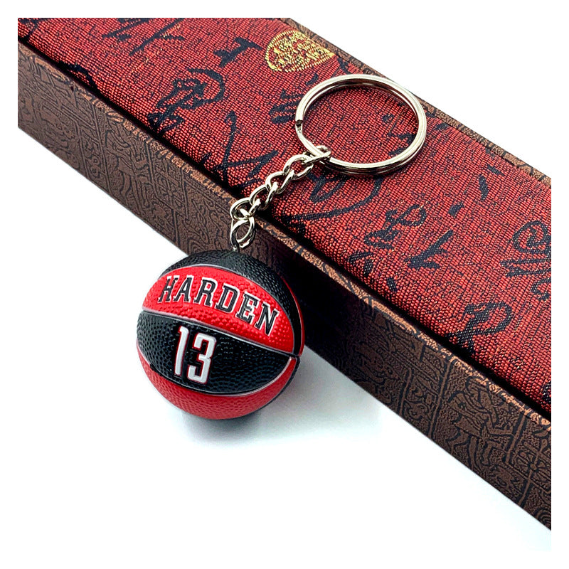 Ornament Handicraft Basketball Keychain