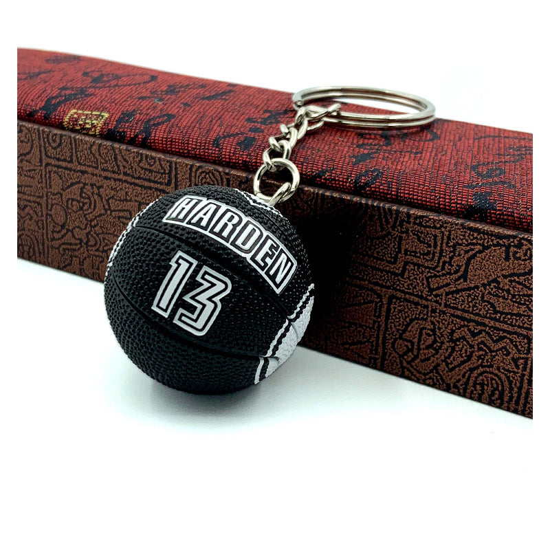 Ornament Handicraft Basketball Keychain