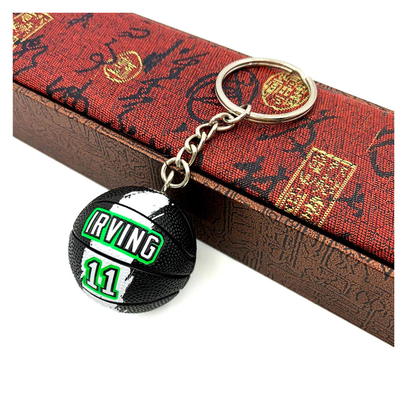 Ornament Handicraft Basketball Keychain