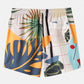 Casual Loose Beachwear Leaf Print Short Sleeve Shorts Hawaiian Vacation Two-Piece Set