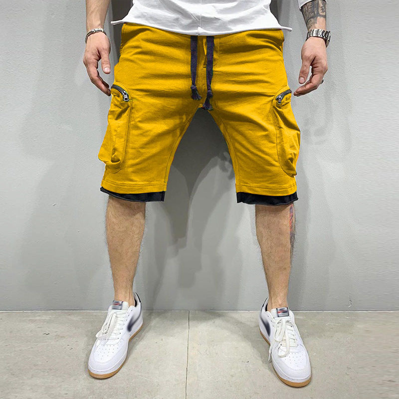 Sports Cropped Pants Multi-pocket Casual Cargo Shorts